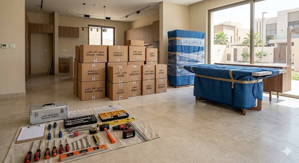 شركة نقل اثاث الرياض مع الفك والتركيب والضمان | برو موف
